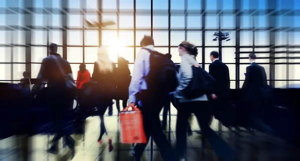 Luchthaven commuter zakenreizen tour vakantie concept — Stockfoto