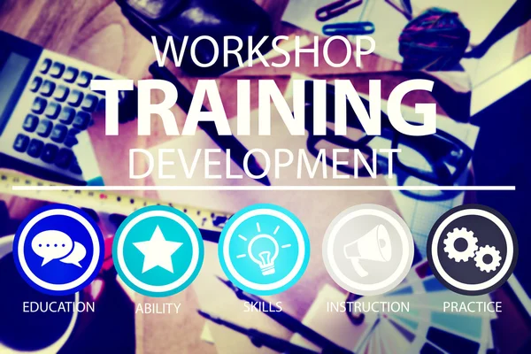 Workshop Training Instrucțiuni de dezvoltare a predării — Fotografie, imagine de stoc