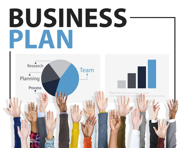 Business Plan at Strategy Meeting Conference Seminar — Stock Photo, Image