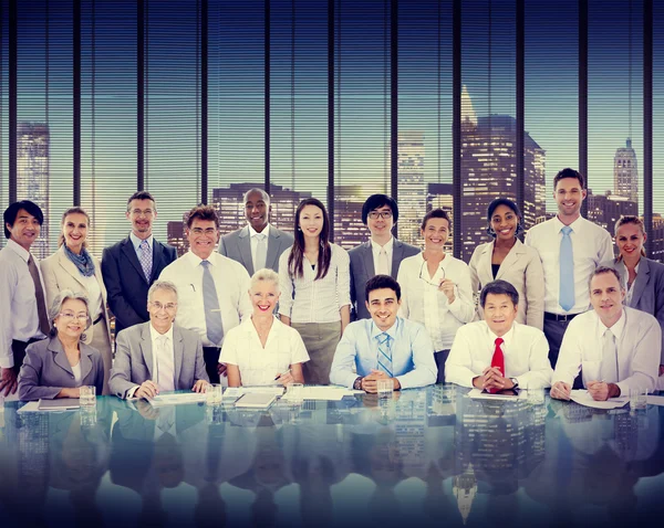 Empresários em reunião — Fotografia de Stock