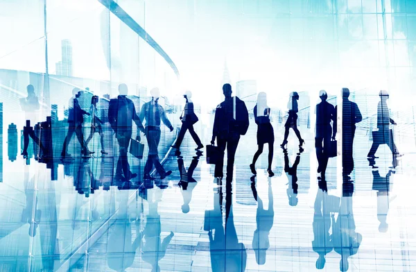 Business People walking — Stock Photo, Image