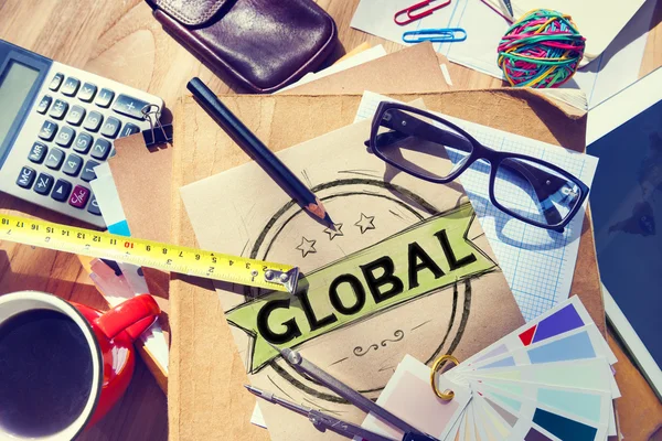 Kommunikationskonzept der globalen Globalisierung — Stockfoto