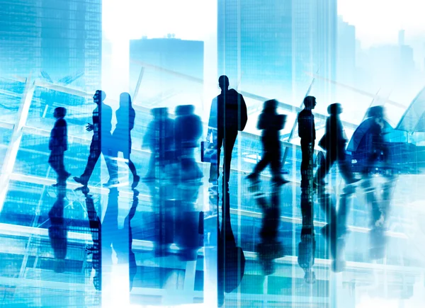 Business People walking — Stock Photo, Image