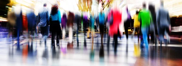 Mensen uit het bedrijfsleven op Rush Hour — Stockfoto