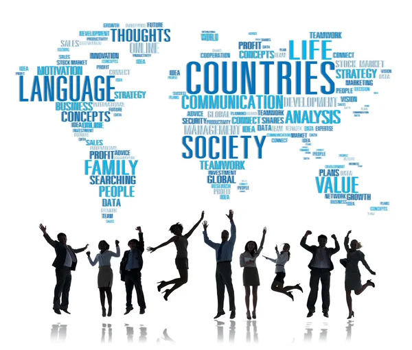 Group of people with Nation Society Concept — Stock Photo, Image