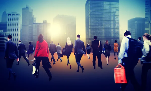 Business People Walking in city — Stock Photo, Image