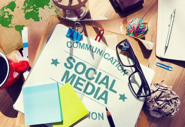 Social Media Communication Concept — Stock Photo, Image