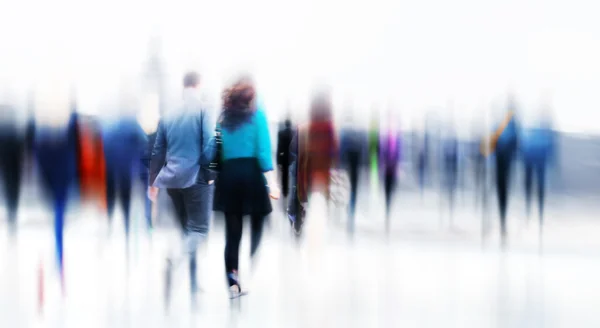 Mensen uit het bedrijfsleven op Rush Hour — Stockfoto