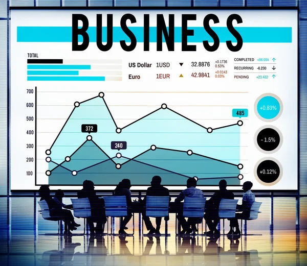 Concepto de estrategia de marketing empresarial — Foto de Stock