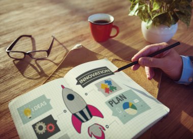 yeni iş yenilik stratejisi teknoloji fikir kavramı