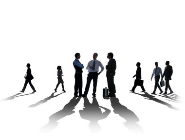 Kurumsal tartışma sahip iş adamları