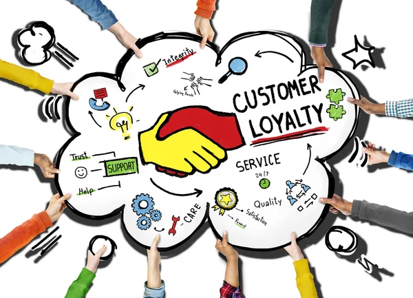 Customer Loyalty Service Support — Stock Photo, Image