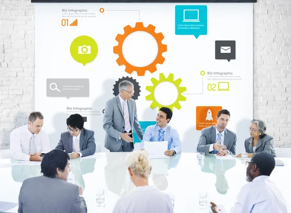 Business People Meeting Concepto de trabajo en equipo —  Fotos de Stock