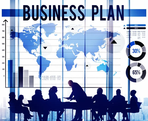 Business Plan strategie Concept — Stockfoto