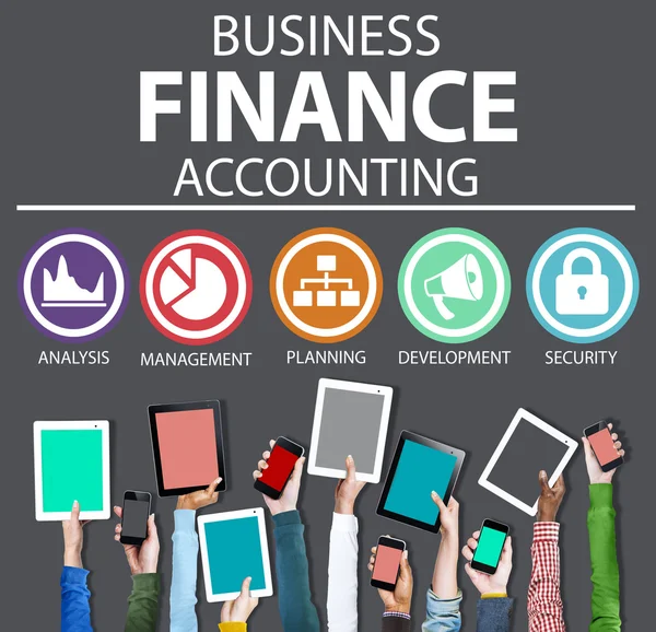 Vedení účetnictví finanční analýza podniku — Stock fotografie
