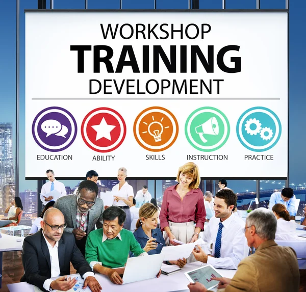 Workshop Concetto di sviluppo della formazione — Foto Stock