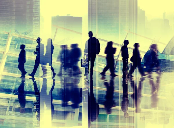 Business People walking — Stock Photo, Image