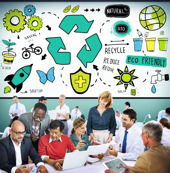 Recycle verminderen Eco vriendelijke Concept — Stockfoto