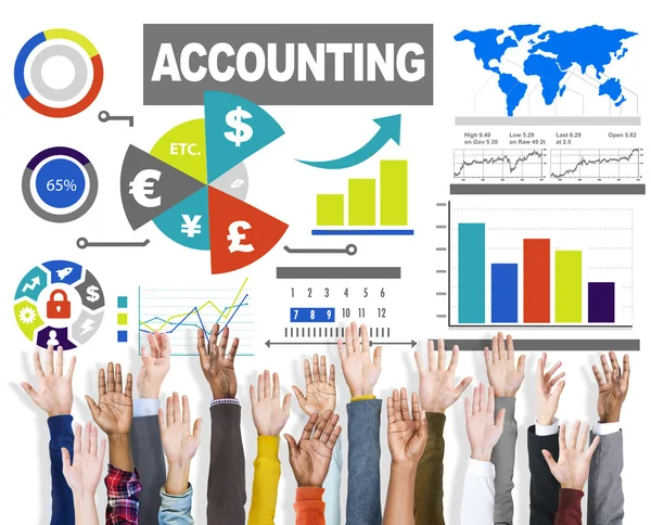 Accounting Analysis Banking  Investmen — Stock Photo, Image