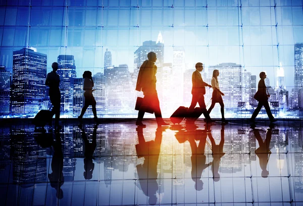 Business People walking — Stock Photo, Image