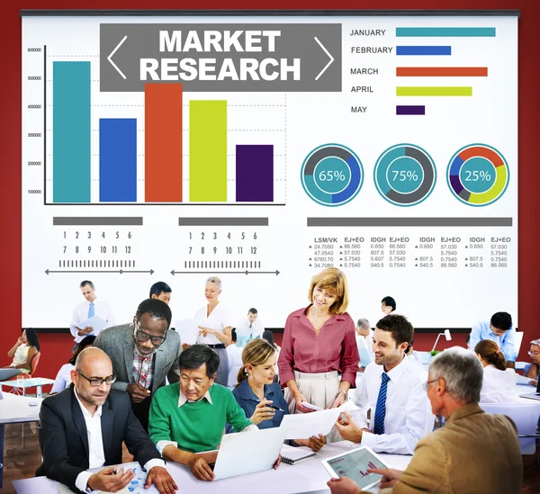Konsep Analisis Penelitian Pasar — Stok Foto