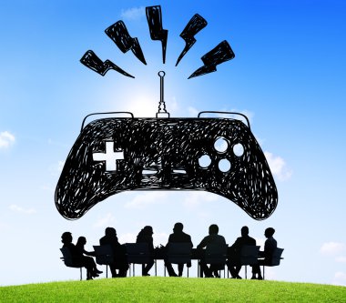 İş insanlar tartışma ve çalışma Office