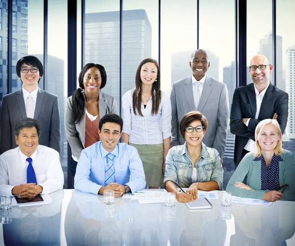 Empresários em reunião — Fotografia de Stock