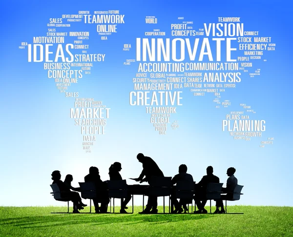 Innovációs inspiráció kreativitás folyamatban koncepció — Stock Fotó