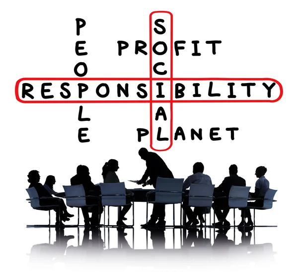 Responsabilité sociale Concept éthique — Photo