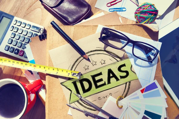 Ideas Visión Solución de misión creativa — Foto de Stock