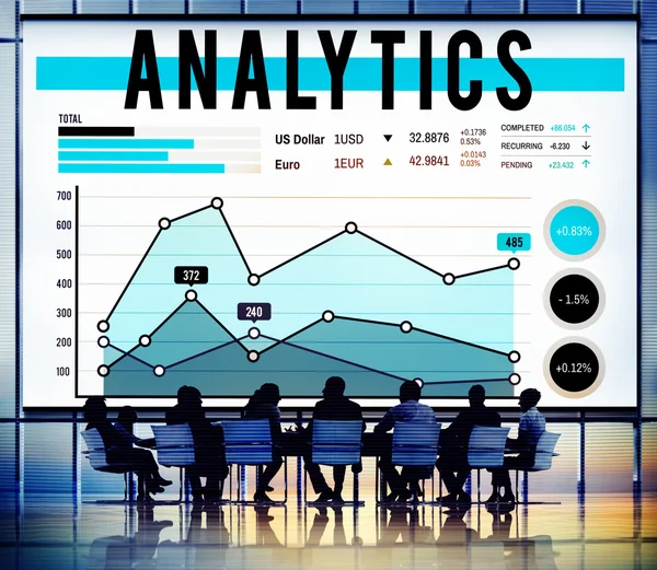 Conceito de Marketing de Negócios Analytics — Fotografia de Stock
