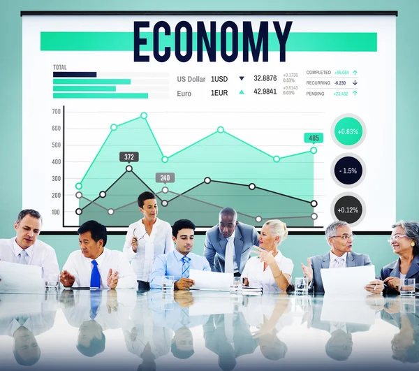 Ekonomika Finance Marketing koncept — Stock fotografie