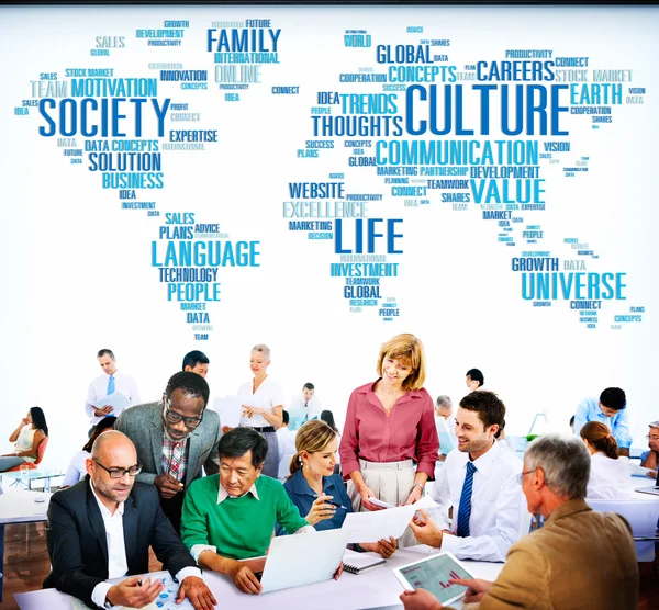 Cultura Concepto de ideología comunitaria — Foto de Stock