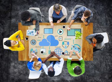 Brainstorming Sharing Online Global Communication Cloud