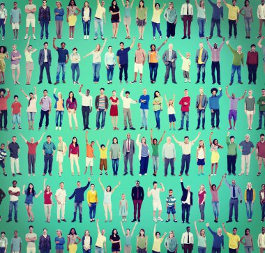 Çok ırklı sıradan insanlar Beraberlik kavramı