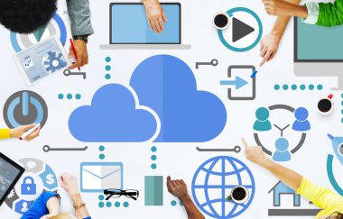 Brainstorming Sharing Online Global Communication Cloud