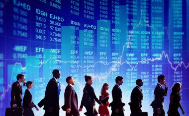 iş adamları ve takım çalışması kavramı