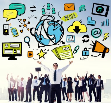 İş adamları ile çalışma fikirler