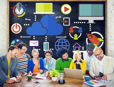 Brainstorming Sharing Online Global Communication Cloud