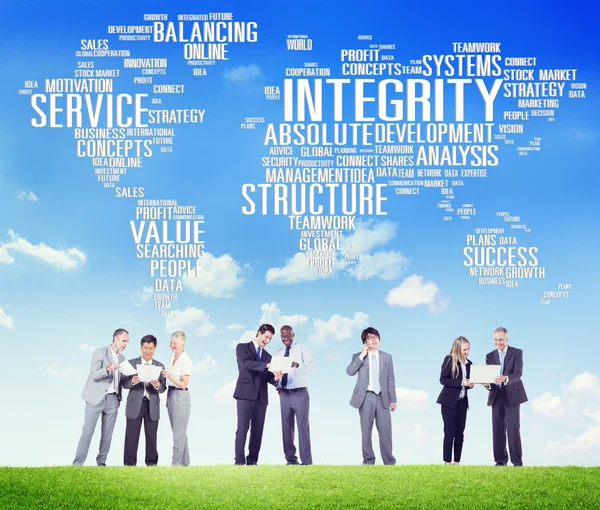 Business People e concetto di integrità — Foto Stock