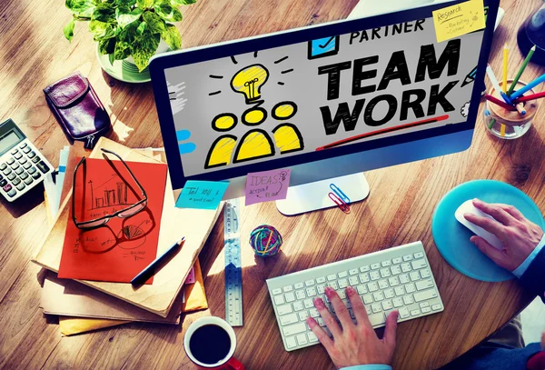 Team Teamwork Concept — Stockfoto