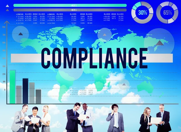 Compliance Strategy Business Concept — Stock Photo, Image