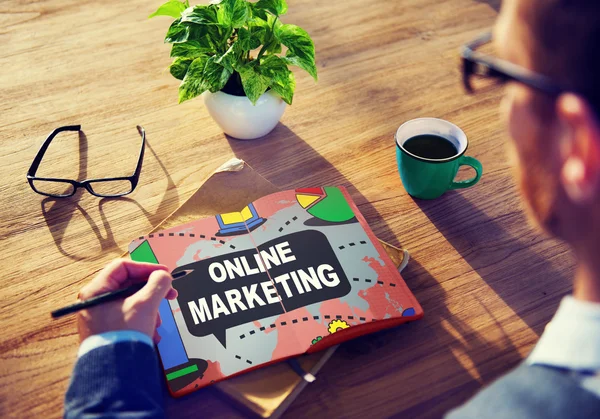 Online Marketing Promotion Concept — Stock Photo, Image