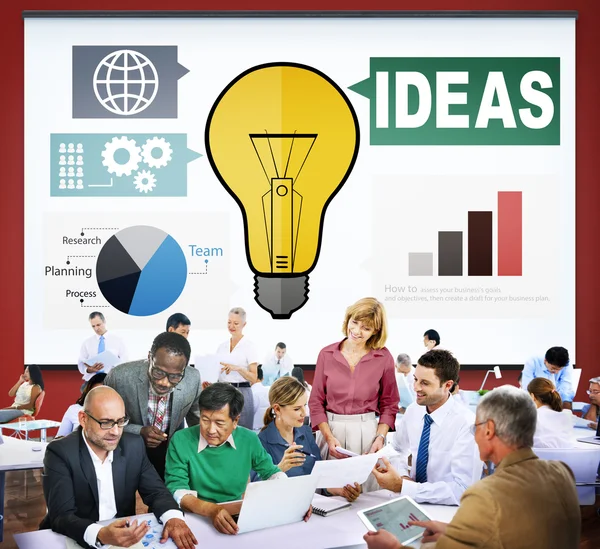 Ideas Creativity Thoughts Concept — Stock Photo, Image