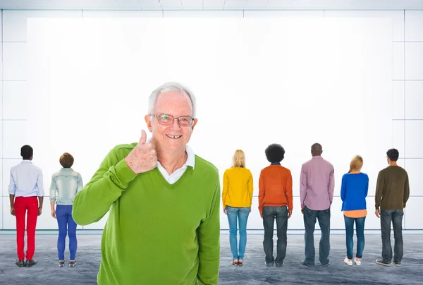 Verschillende mensen, unieke Team Concept — Stockfoto