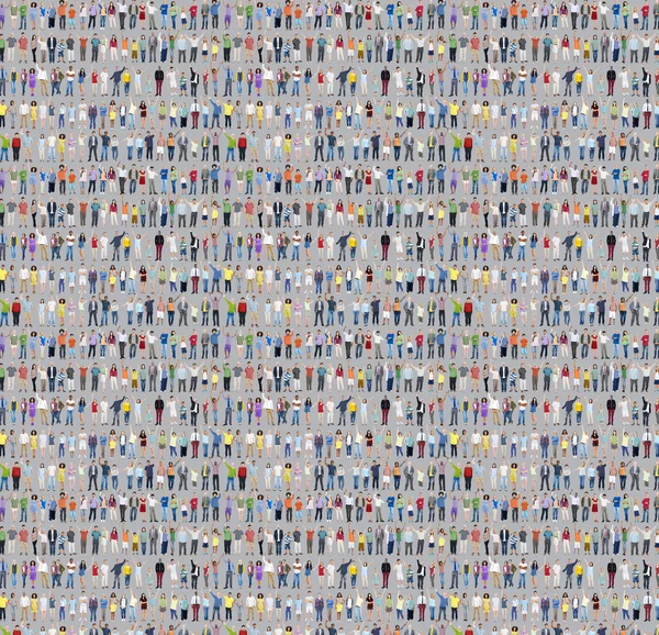 หลายเชื้อชาติ Casual People Togetherness Concept — ภาพถ่ายสต็อก