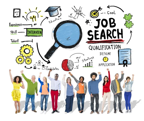 Concetto di opportunità di ricerca di lavoro — Foto Stock