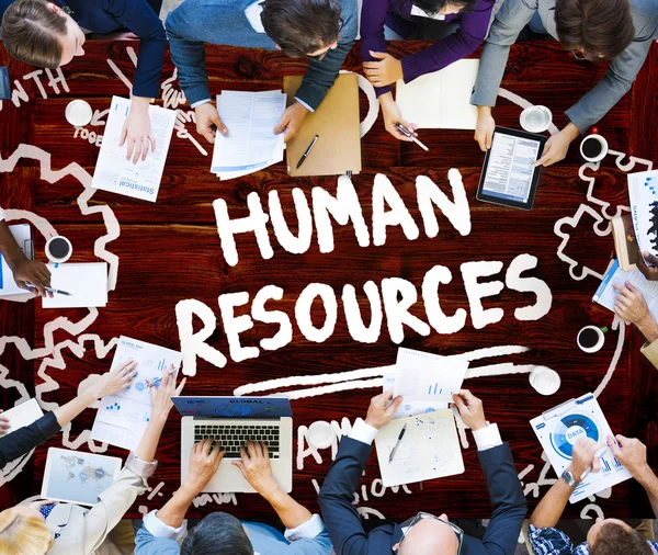 HUMAN RESOURCES คอนเซปต์ — ภาพถ่ายสต็อก