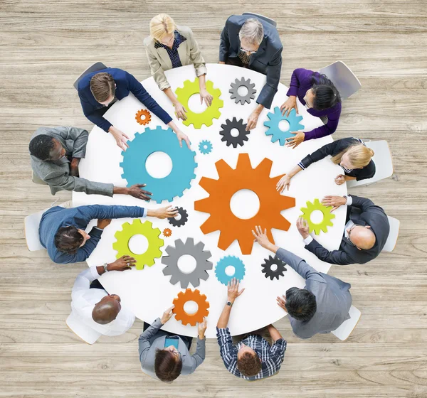 Grupo de Empresários em Reunião — Fotografia de Stock