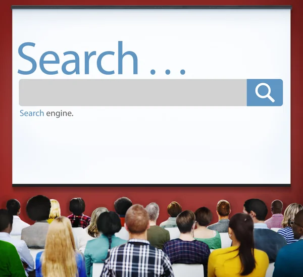 Rechercher Seo Concept Internet en ligne — Photo